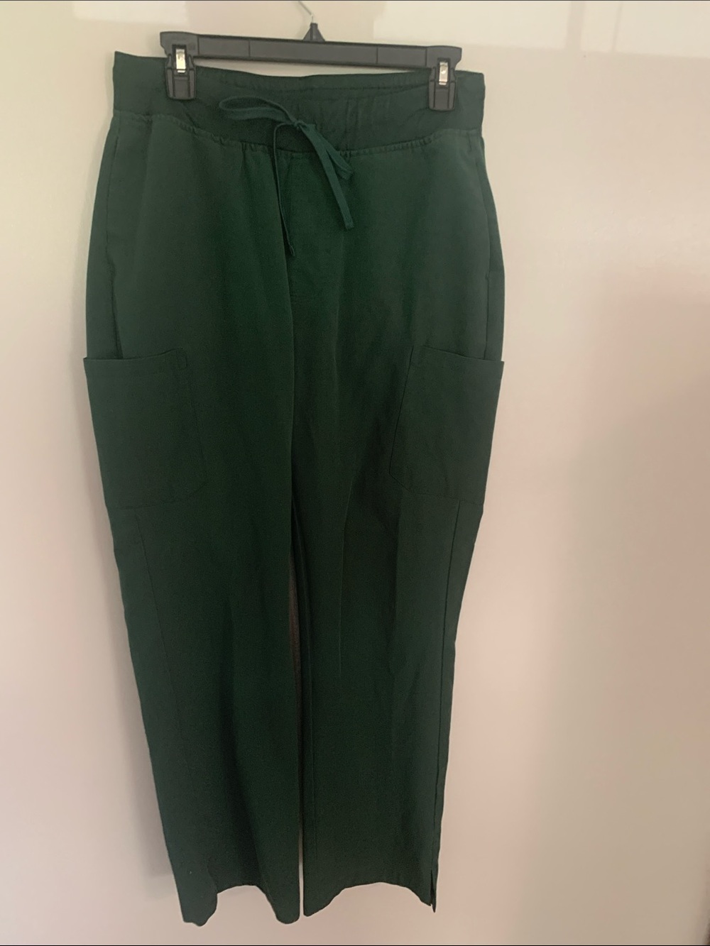 Mandala Forest Green Scrub Drawstring Pants